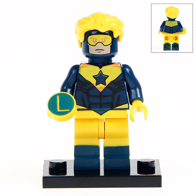 Booster Gold DC Comics Superhero Minifigure - Minifigure Bricks