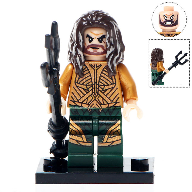 Aquaman DC Comics Superhero Minifigure - Minifigure Bricks