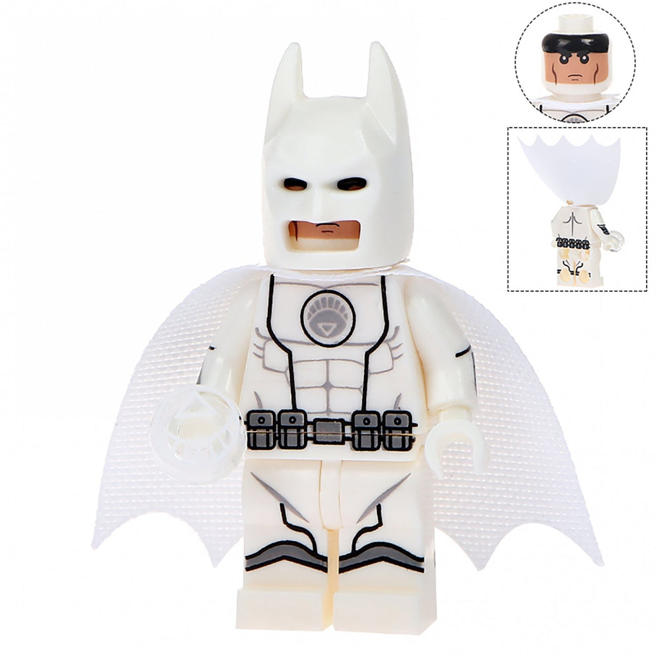 White Lantern Batman Custom DC Comics Superhero Minifigure - Minifigure ...