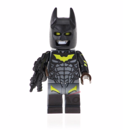 Batman with Gun Custom DC Comics Superhero Minifigure - Minifigure Bricks