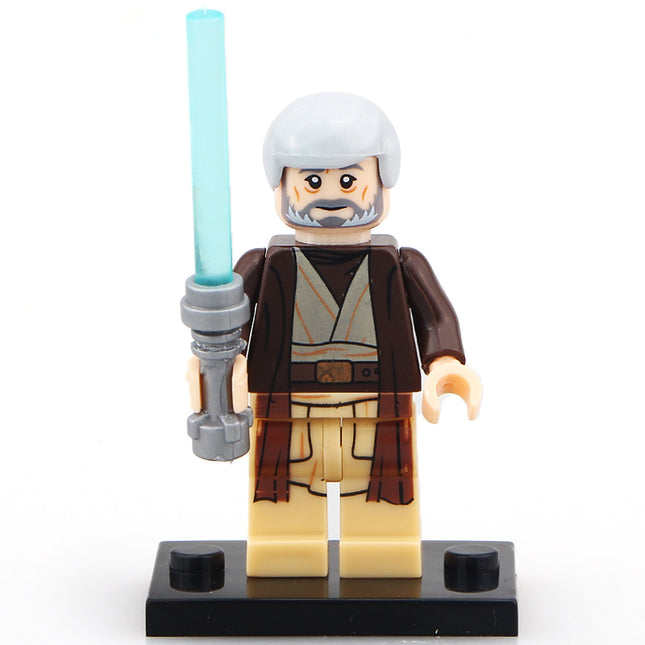 Obi-Wan Kenobi custom Star Wars Minifigure - Minifigure Bricks