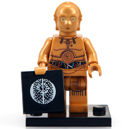 C-3PO Droid Force Awakens custom Star Wars Minifigure - Minifigure Bricks