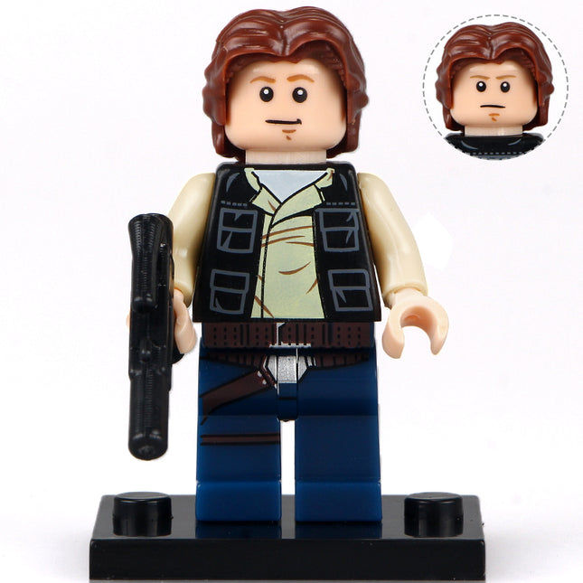 Young Han Solo custom Star Wars Minifigure - Minifigure Bricks