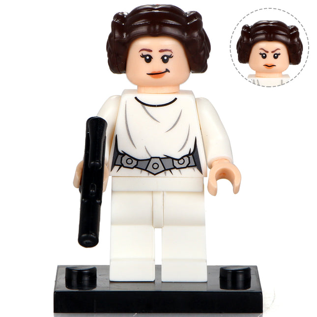 Custom Princess Leia Classic Star Wars Minifigure - Minifigure Bricks