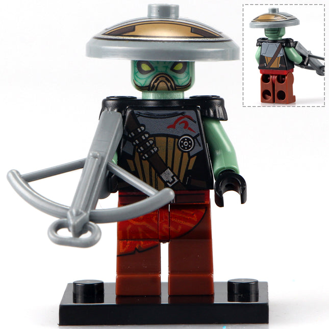 Embo Bounty Hunter custom Star Wars Minifigure - Minifigure Bricks