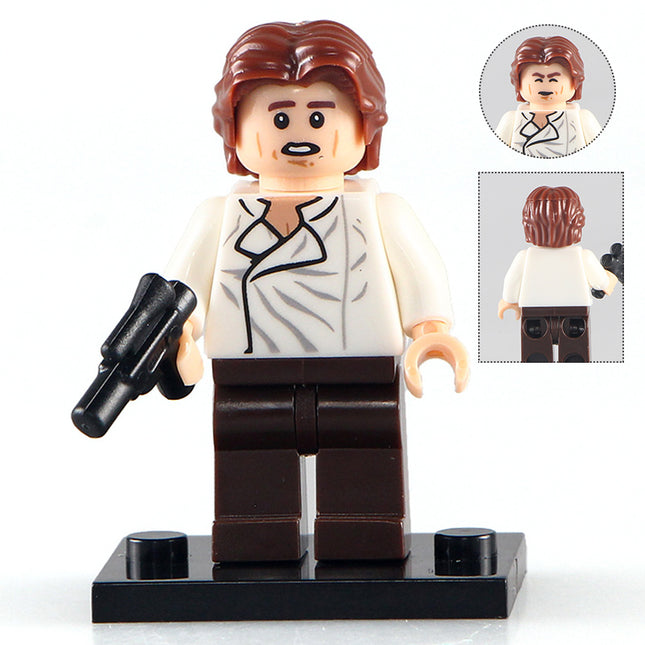 Han Solo custom Star Wars Minifigure - Minifigure Bricks