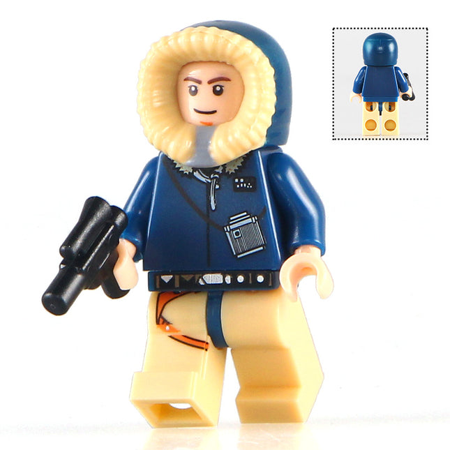 Han Solo Hoth custom Star Wars Minifigure - Minifigure Bricks