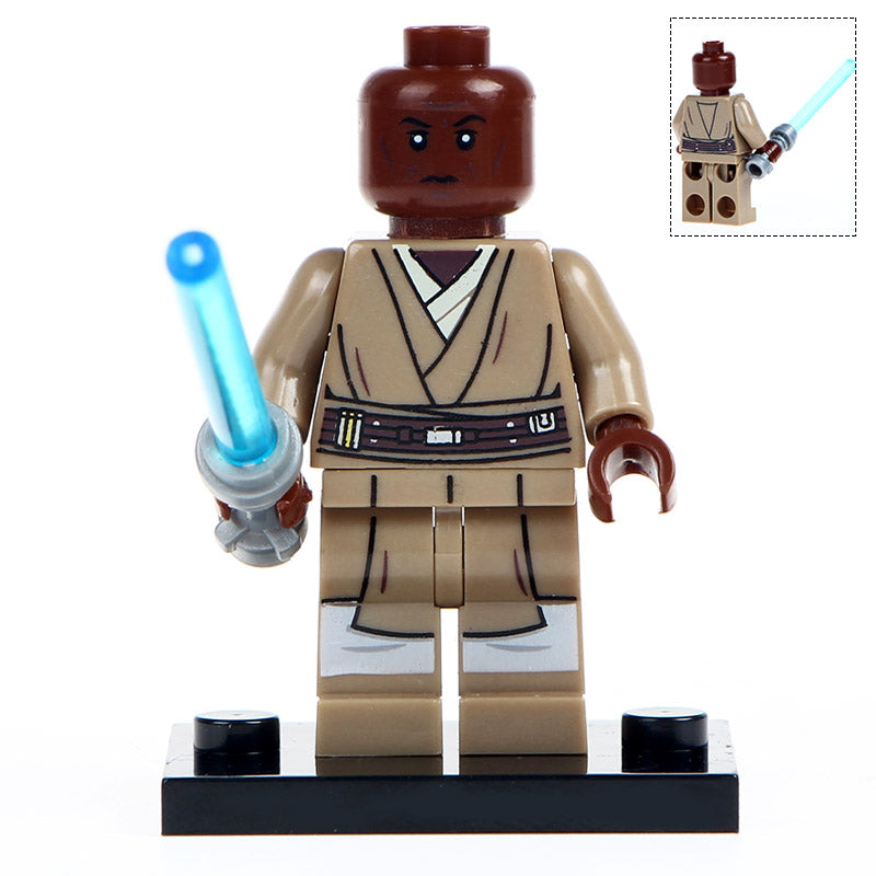 Mace Windu Jedi Master Star Wars Minifigure – Minifigure Bricks