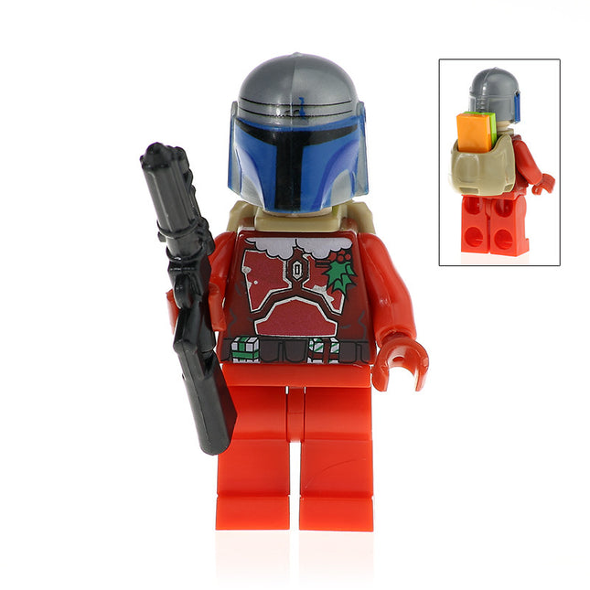 Jango Fett Santa Christmas Special Star Wars Minifigure - Minifigure Bricks