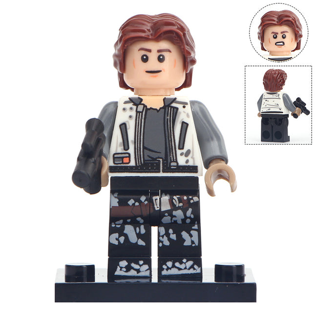 Han Solo custom Star Wars Minifigure - Minifigure Bricks