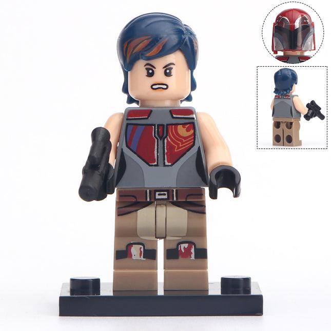 Sabine Wren Mandalorian Warrior Star Wars Minifigure - Minifigure Bricks