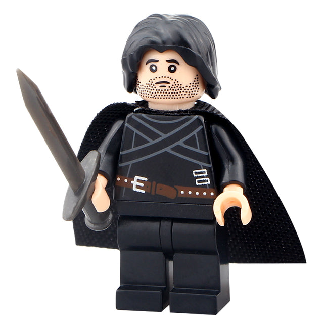 Jon Snow from Game of Thrones GoT custom Minifigure - Minifigure Bricks