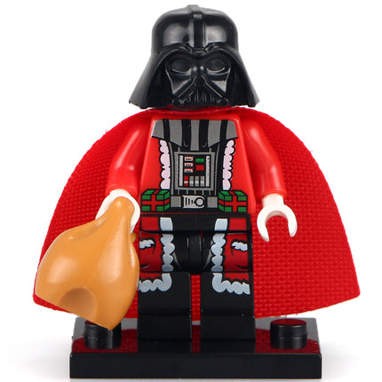 Darth Vader Santa Christmas Special custom Star Wars Minifigure - Minifigure Bricks