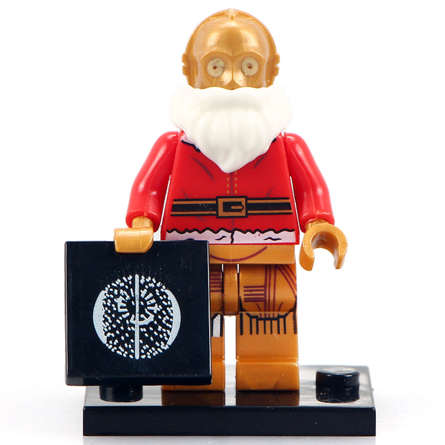 C-3PO Santa Christmas Special Star Wars Minifigure - Minifigure Bricks