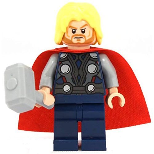 Thor The Avengers Custom Marvel Superhero Minifigure - Minifigure Bricks