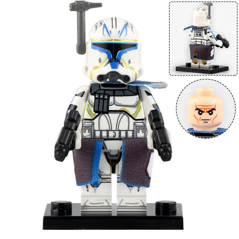 LEGO Star Wars P2 Captain Rex Minifigure From UCS Venator - NO PAULDRON 