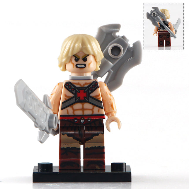 He-Man Minifigure from Masters of the Universe - Minifigure Bricks