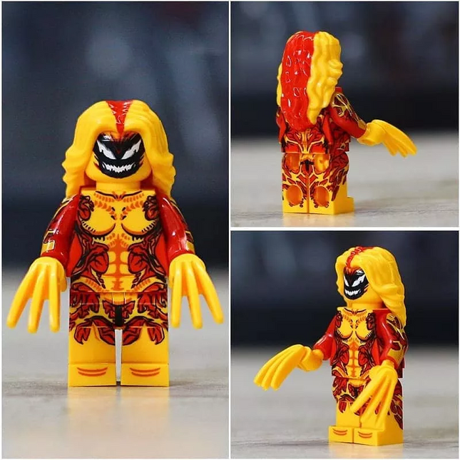 Scream Symbiote Custom Marvel Superhero Minifigure