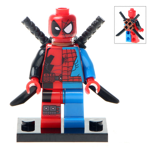 Deadpool X Spider-Man Custom Marvel Superhero Minifigure