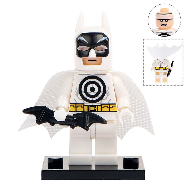 Bullseye Batman Custom DC Comics Superhero Minifigure - Minifigure Bricks