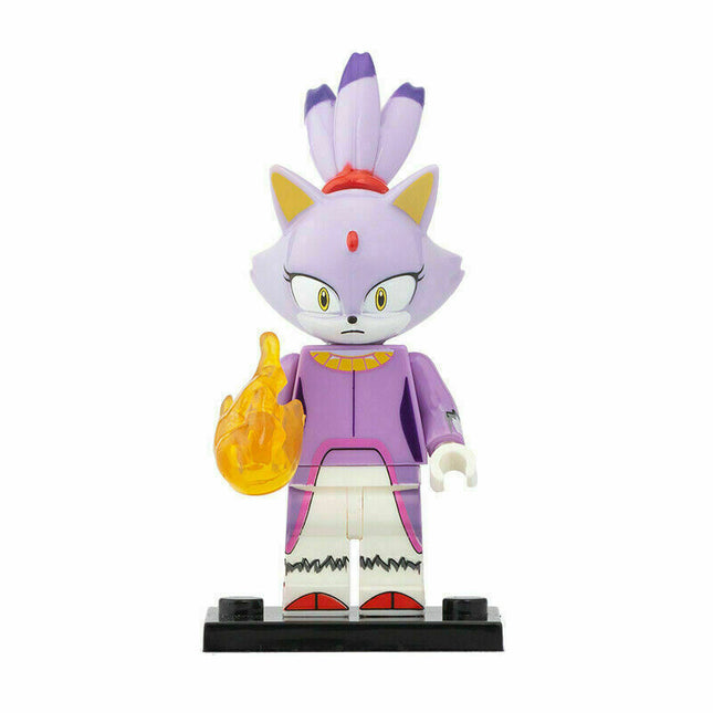 Blaze the Cat from Sonic the Hedgehog Custom Minifigure