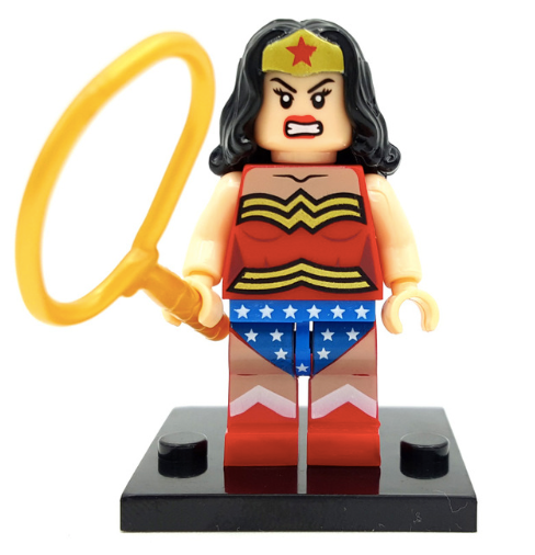 Wonder Woman DC Comics Superhero Minifigure - Minifigure Bricks