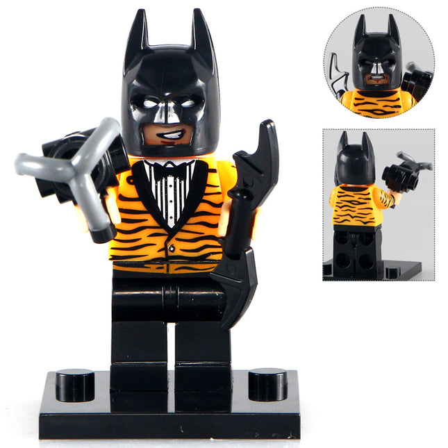 Tiger Suit Batman Custom DC Comics Superhero Minifigure - Minifigure Bricks
