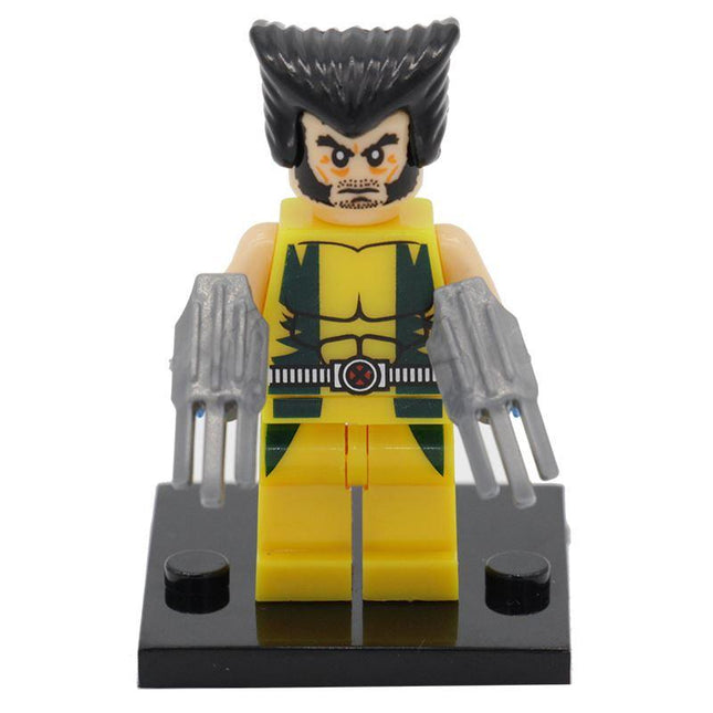 Wolverine (X-Men) Marvel Superhero Minifigure - Minifigure Bricks