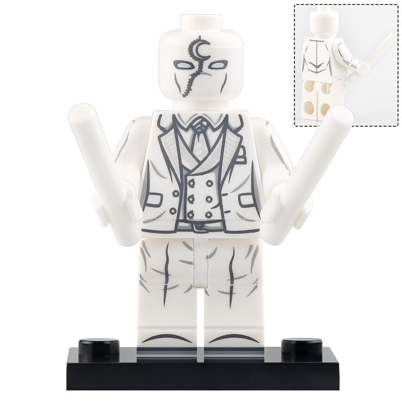 Moon Knight Custom Marvel Superhero Minifigure – Minifigure Bricks