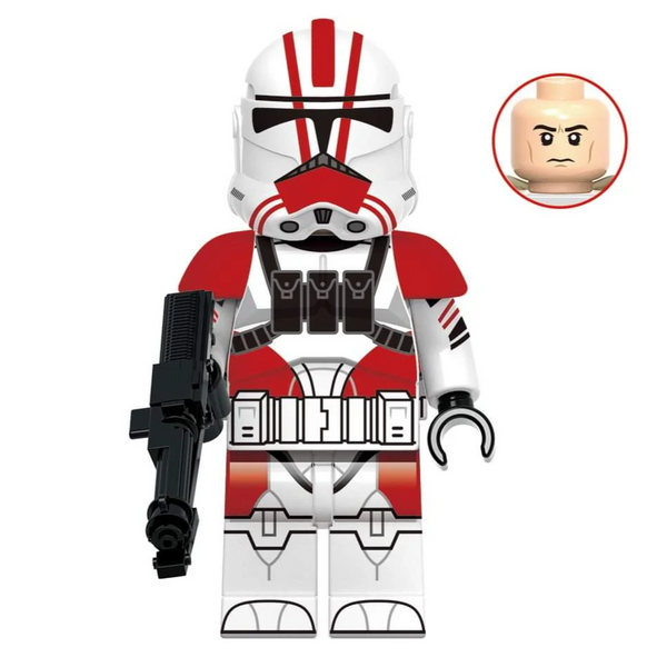 Clone Trooper Captain custom Star Wars Minifigure Minifigure Bricks