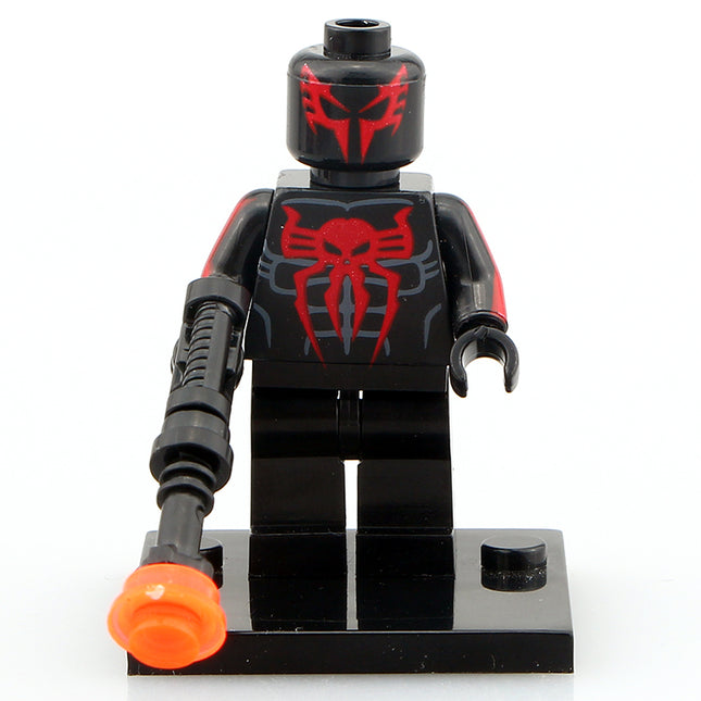 Spider-Man 2099 Custom Marvel Superhero Minifigure - Minifigure Bricks