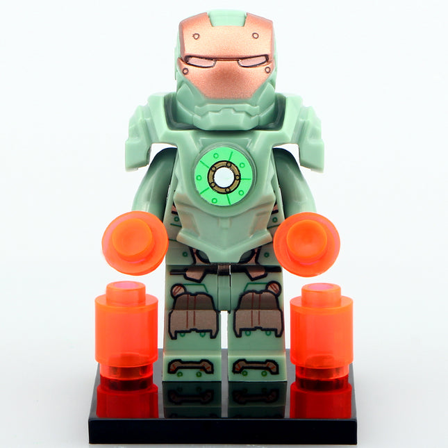 Scuba Iron Man Mark 37 custom Marvel Superhero Minifigure