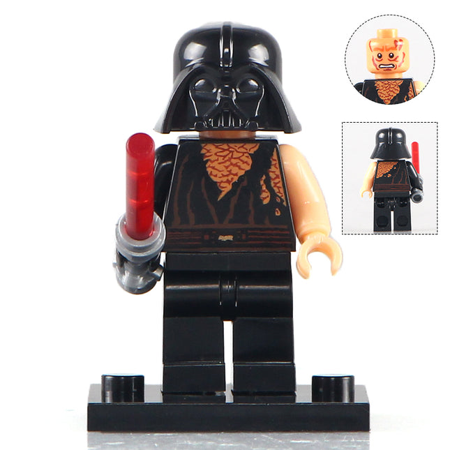 Darth Vader Battle Damaged custom Star Wars Minifigure - Minifigure Bricks