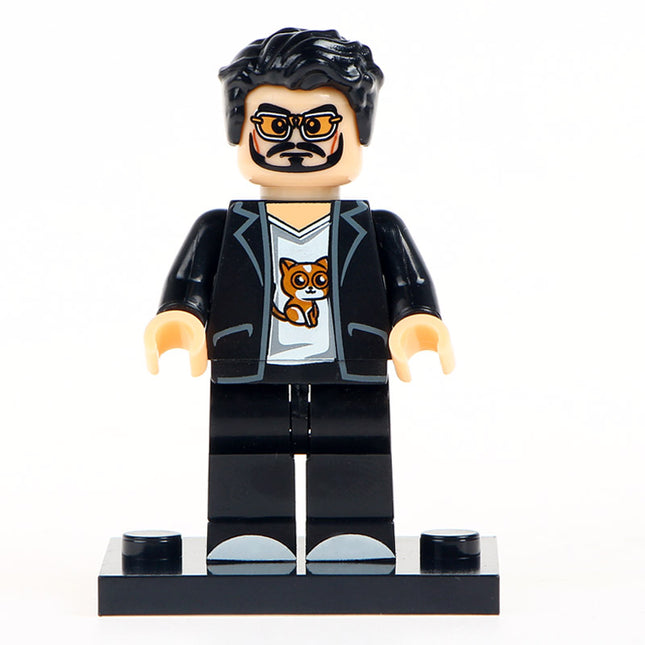 Tony Stark Iron Man Marvel Supehero Minifigure - Minifigure Bricks