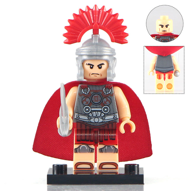 Roman Commander With Sword Minifigure - Minifigure Bricks