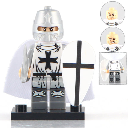 Teutonic Order Crusader Warrior Minifigure - Minifigure Bricks