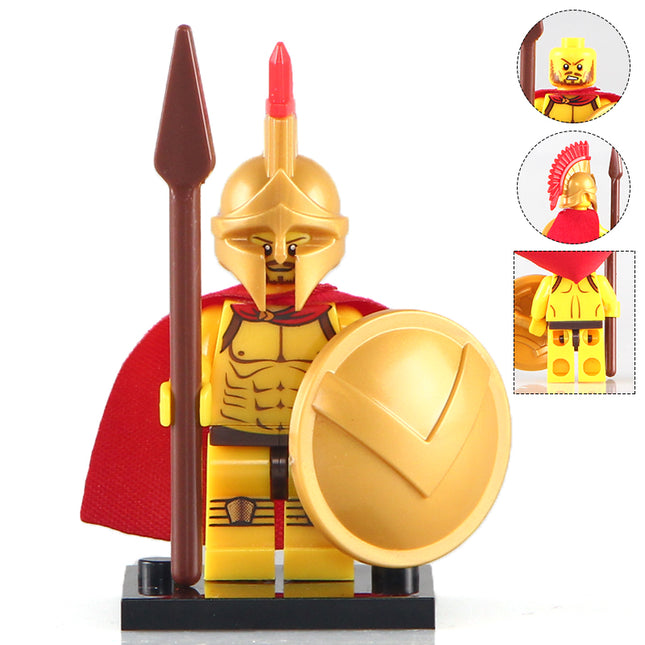 Spartan Warrior Commander Minifigure - Minifigure Bricks