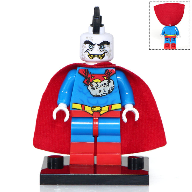 Bizarro DC Comics Superhero Minifigure v2 - Minifigure Bricks