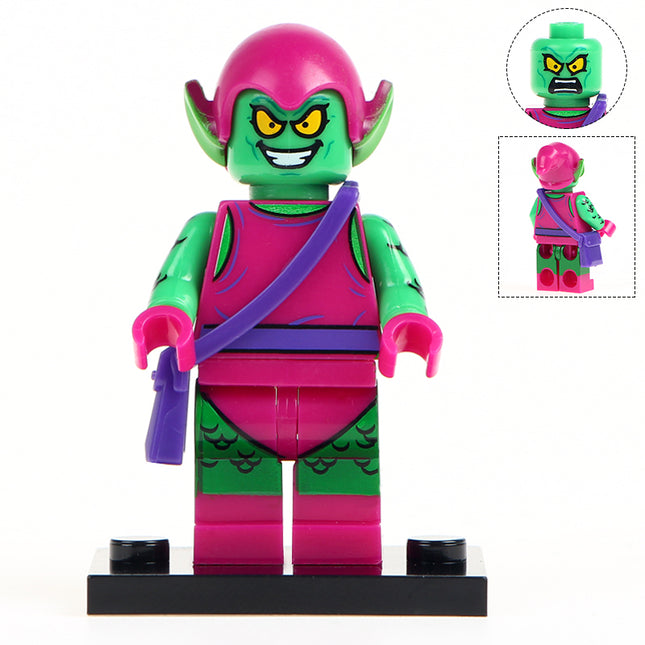 Green Goblin Classic Marvel Superhero Minifigure - Minifigure Bricks