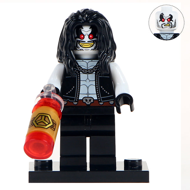 Lobo Custom DC Comics Supervillain Minifigure v2 - Minifigure Bricks