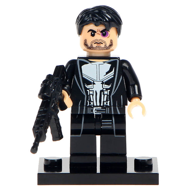 The Punisher Custom Marvel Superhero Minifigure - Minifigure Bricks
