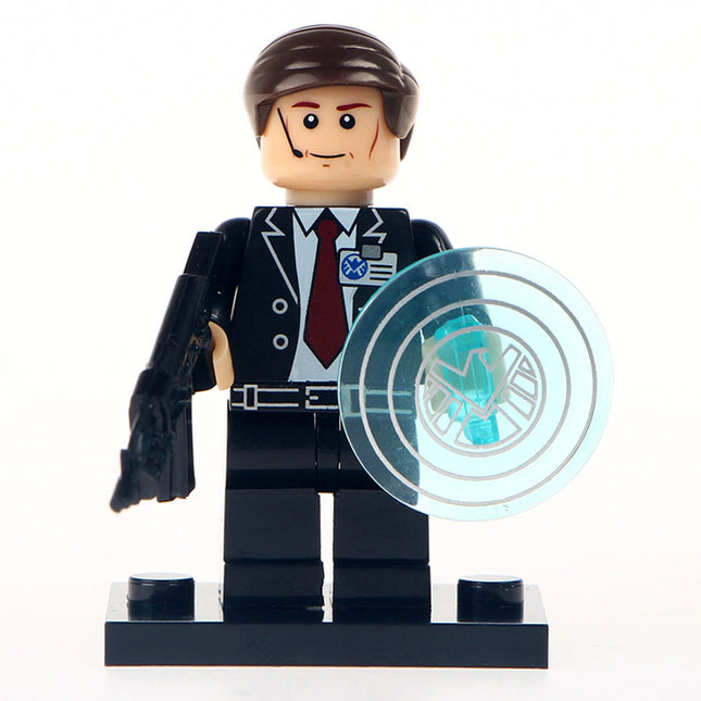 Agent Phil Coulson Custom Marvel Superhero Minifigure