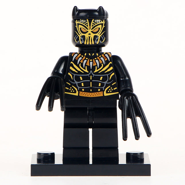 Erik Killmonger Marvel Superhero Minifigure from Black Panther - Minifigure Bricks