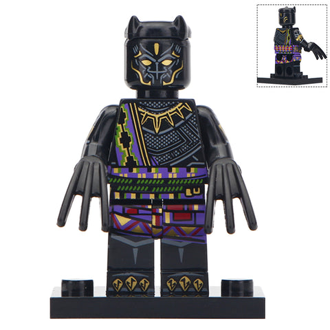 T'Chaka Black Panther Custom Marvel Superhero Minifigure