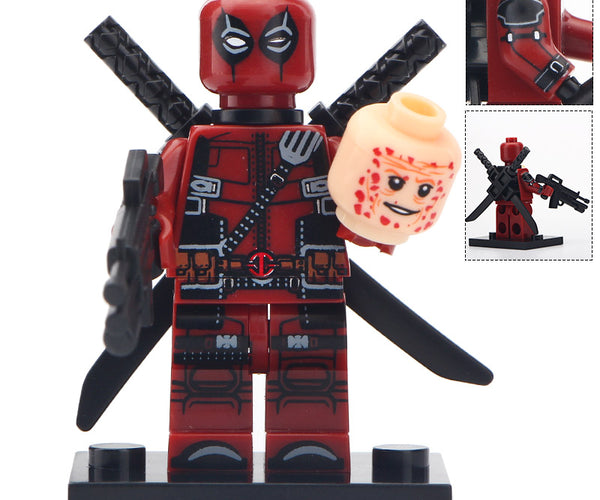 Deadpool Custom Marvel Superhero Minifigure – Minifigure Bricks