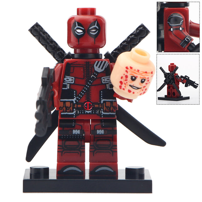 Lego MINIFIGURE Super Hero Star Lord Rocket Raccoon Dark Red Outfit -   Israel
