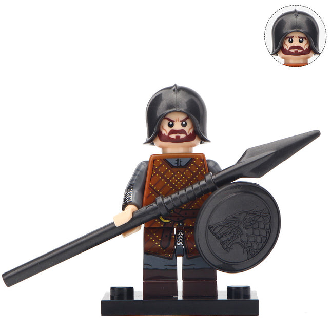 Stark Bannerman from Game of Thrones GoT custom Minifigure - Minifigure Bricks
