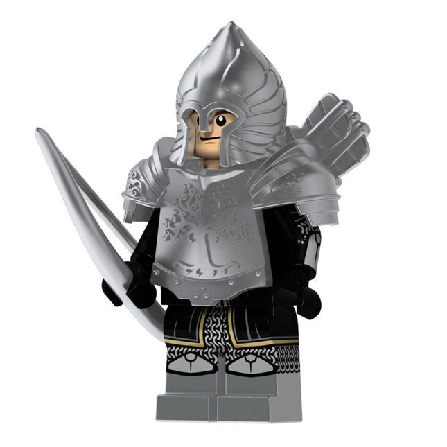 Archer Gondor Soldier with Armor custom Lord of the Rings Minifigure