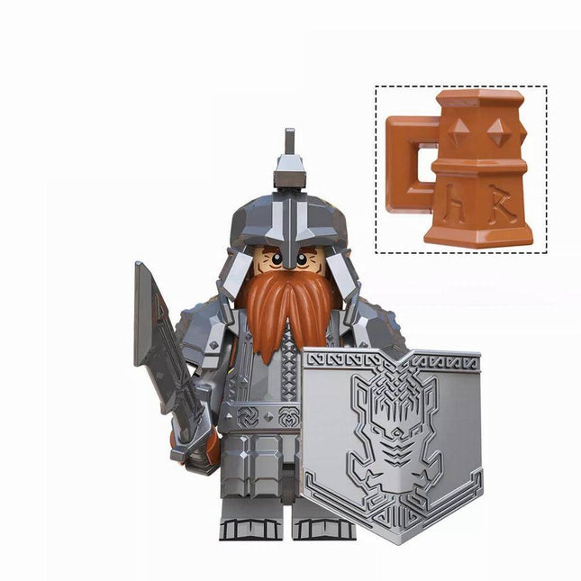 Dwarven Warrior custom Lord of the Rings Minifigure