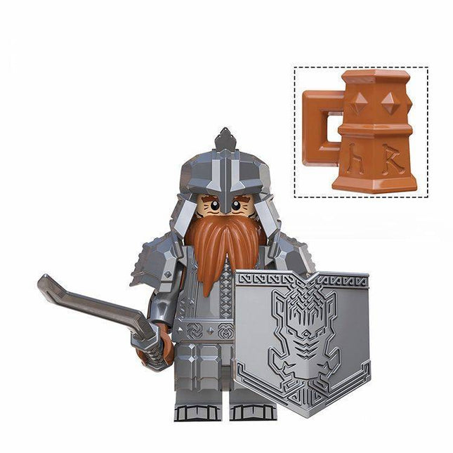 Dwarven Warrior custom Lord of the Rings Minifigure